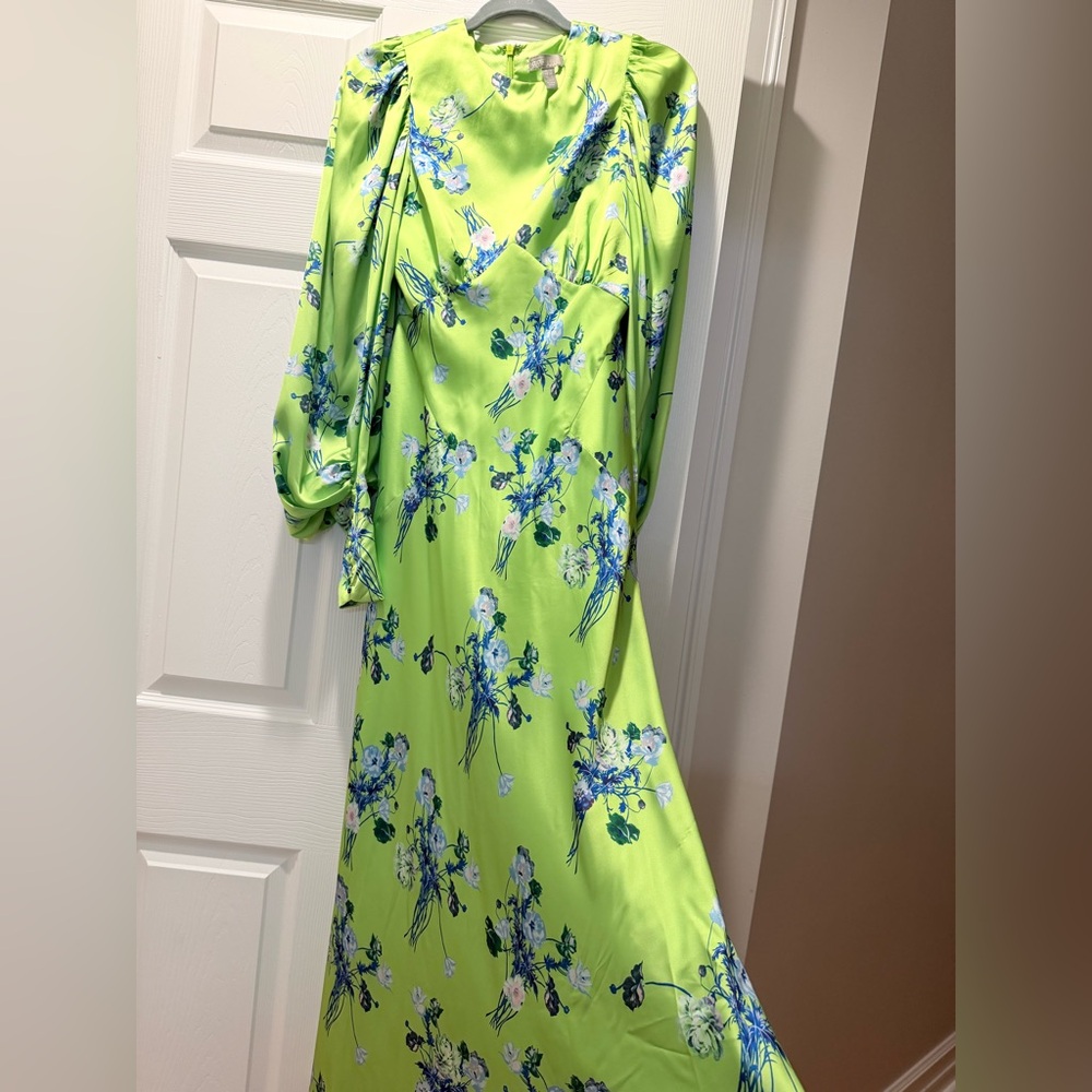 ASOS Green Floral Maxi Dress - Picture 3 of 4